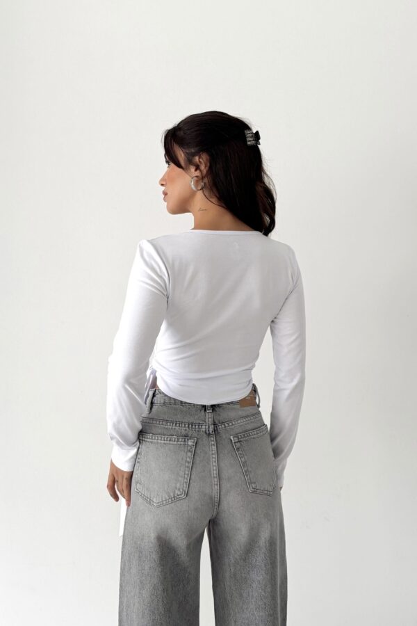 White Breeze Wrap Bolero - Görsel 3