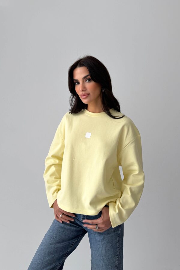 Sky Relax Sweat yellow - Görsel 4