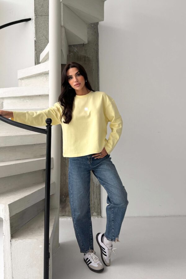 Sky Relax Sweat yellow - Görsel 2