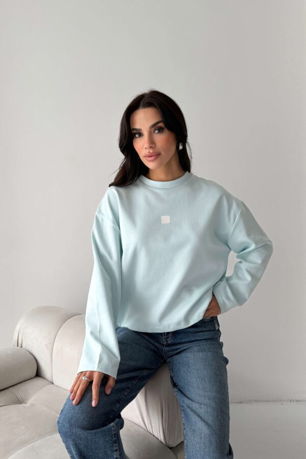 Sky Relax Sweat Blue - Görsel 4