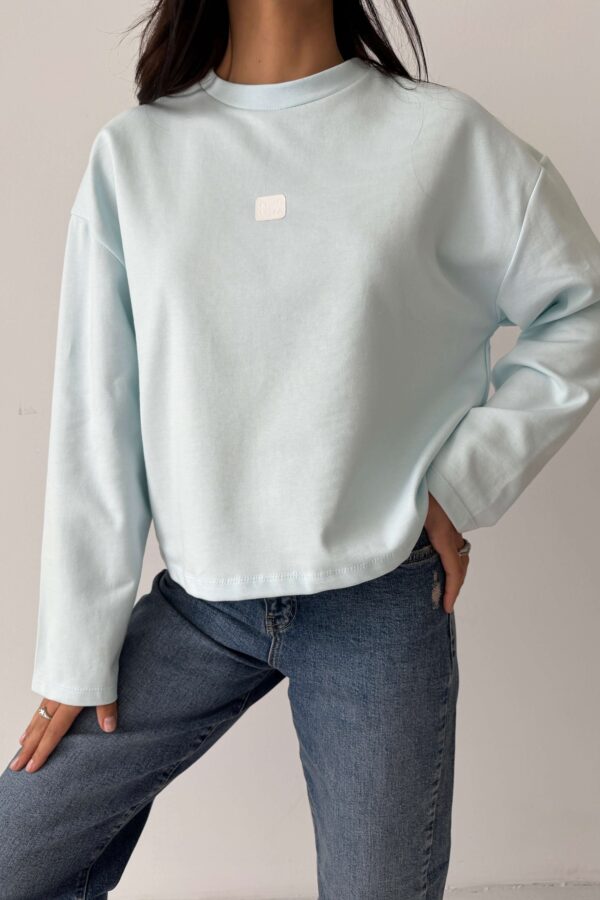 Sky Relax Sweat Blue - Görsel 3