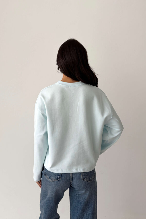 Sky Relax Sweat Blue - Görsel 7