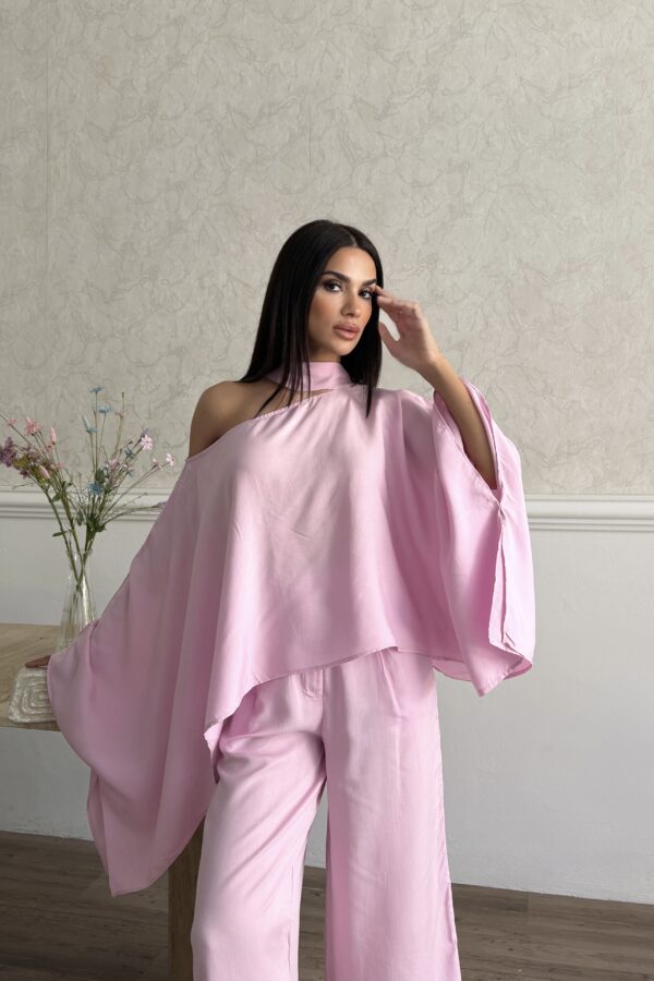 Rosé Aura – Elegantes Cape Set - Görsel 2